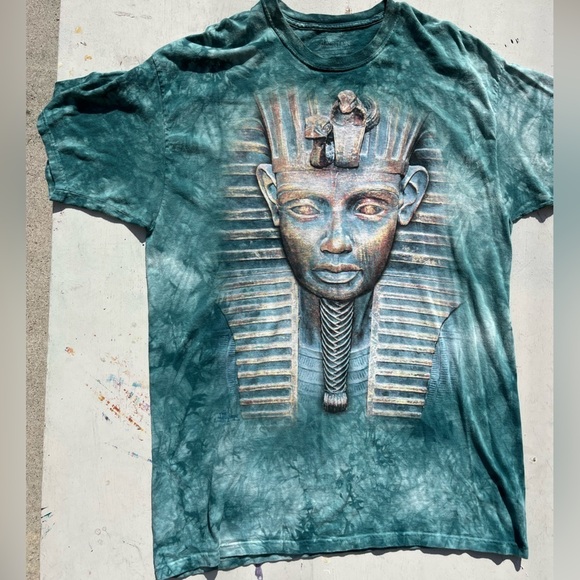 Men's The Mountain T-Shirt Multicolor Pharaoh 2XL USA NAS Egypt Oversized TieDye - Picture 4 of 10